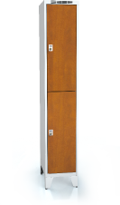 Divided cloakroom locker ALDERA with feet 1920 x 350 x 500